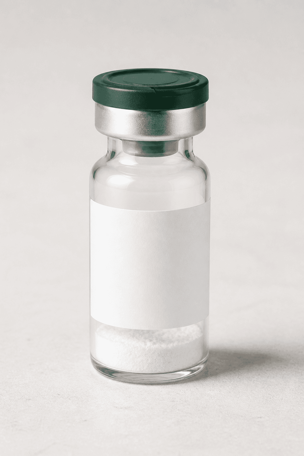 Blank-label research vial concept