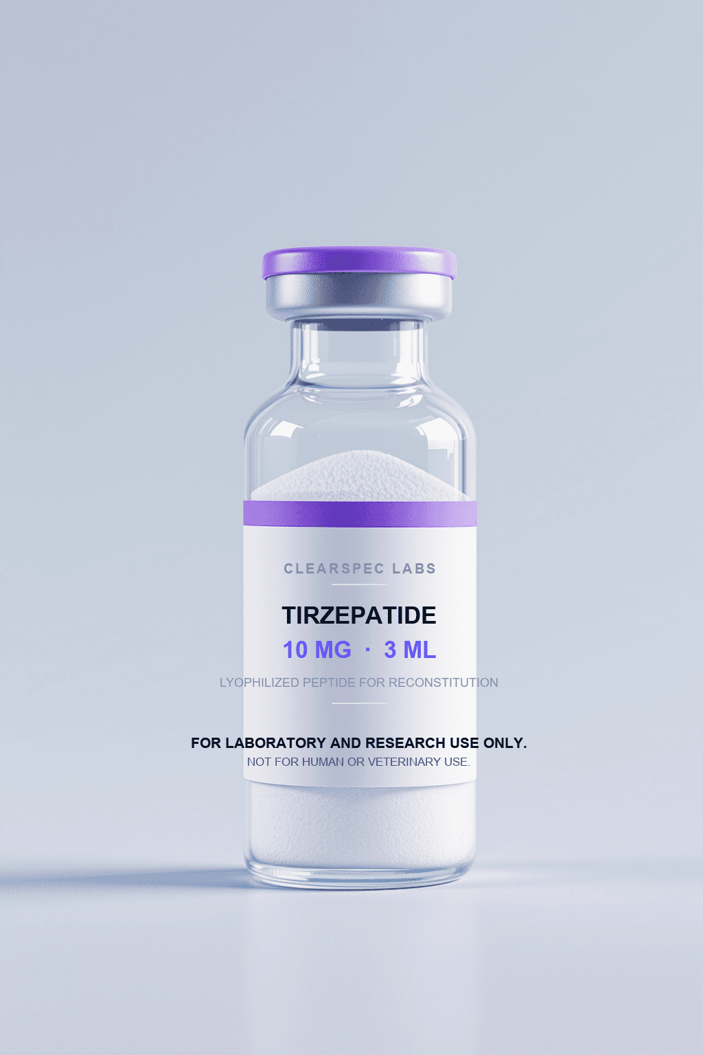 ClearSpec Labs Tirzepatide research vial